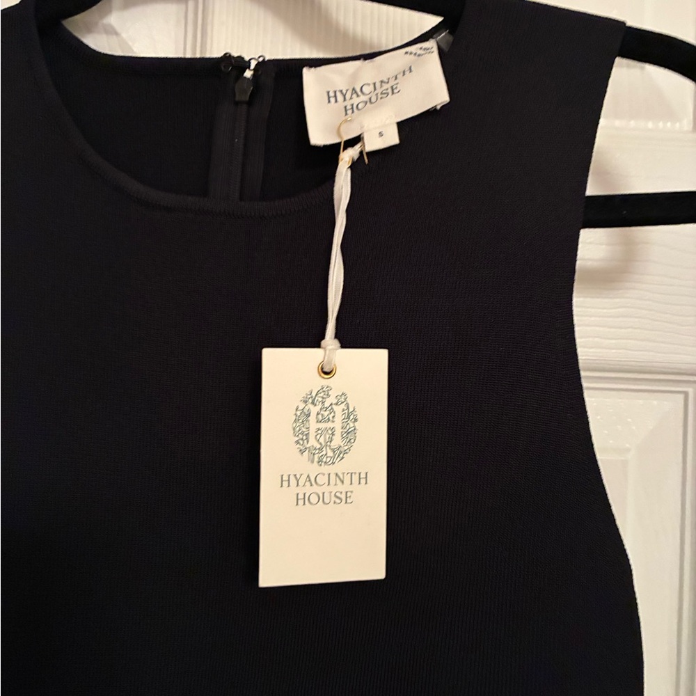 Sleeveless Tuckernuck Black and White Colorblock Charlotte Midi Dress - Picture 5 of 6